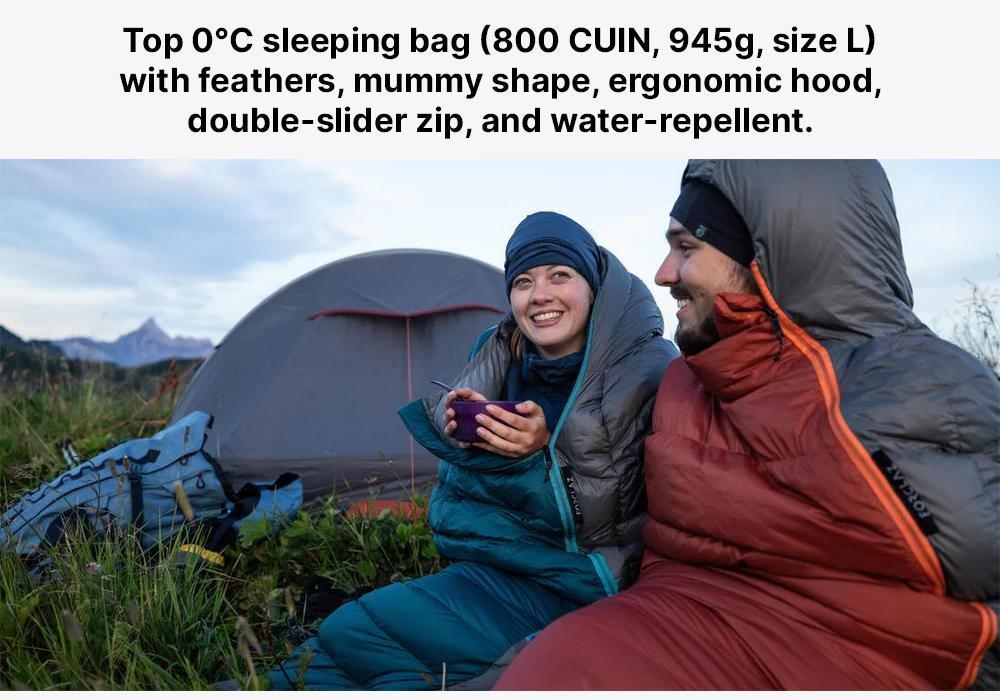 Feather Sleeping Bag, Granite, , large image number 18