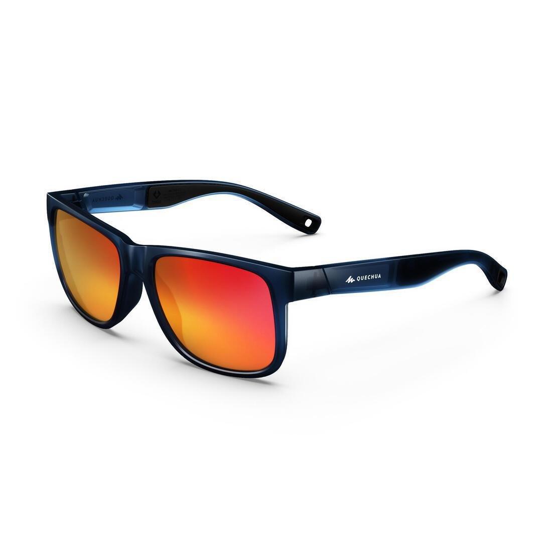 QUECHUA - Unisex Category Hiking Sunglasses Mh140, Orange