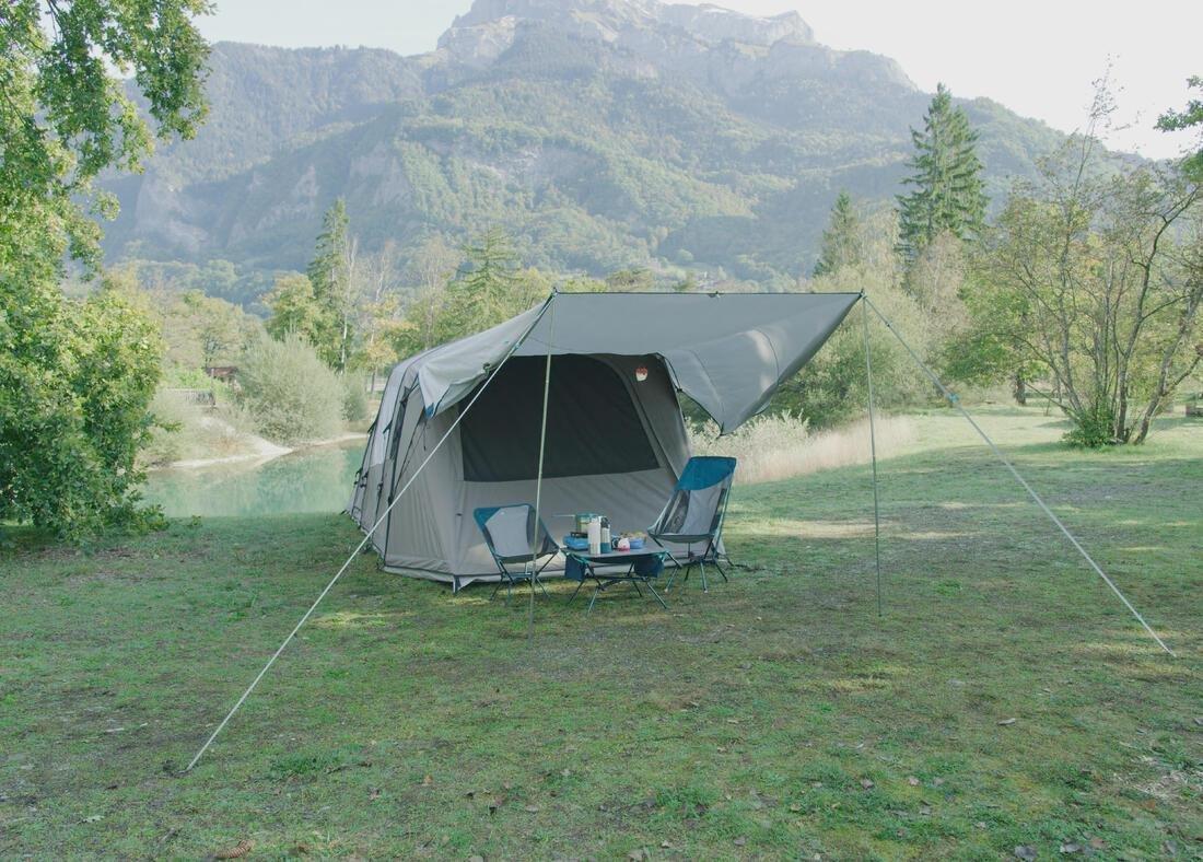 Multifunction Tarp Camping Shelter - Fresh XL, Brown, No Color, medium