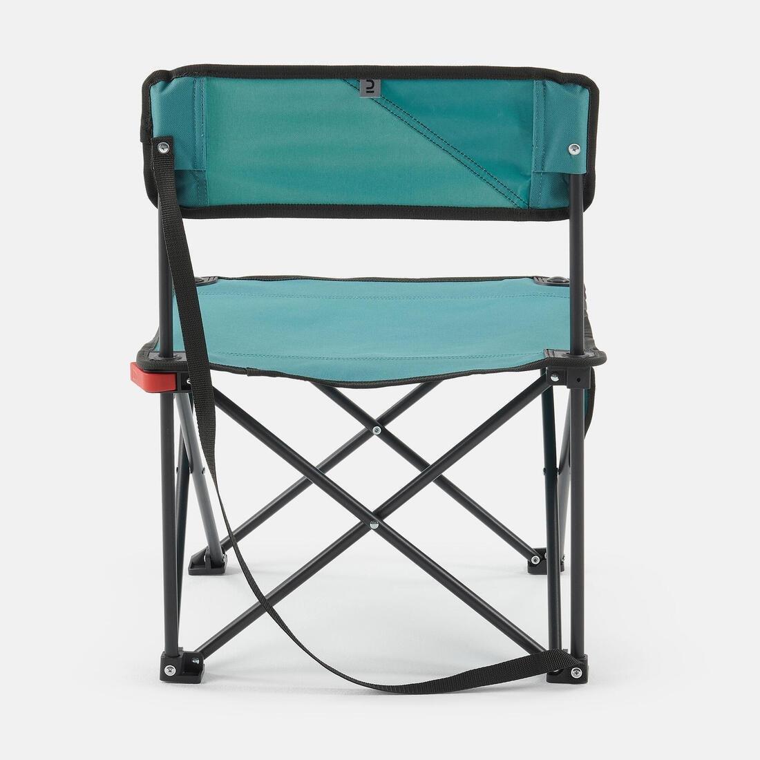 Low Folding Camping Chair Mh100, Blue, No Color, large image number 4