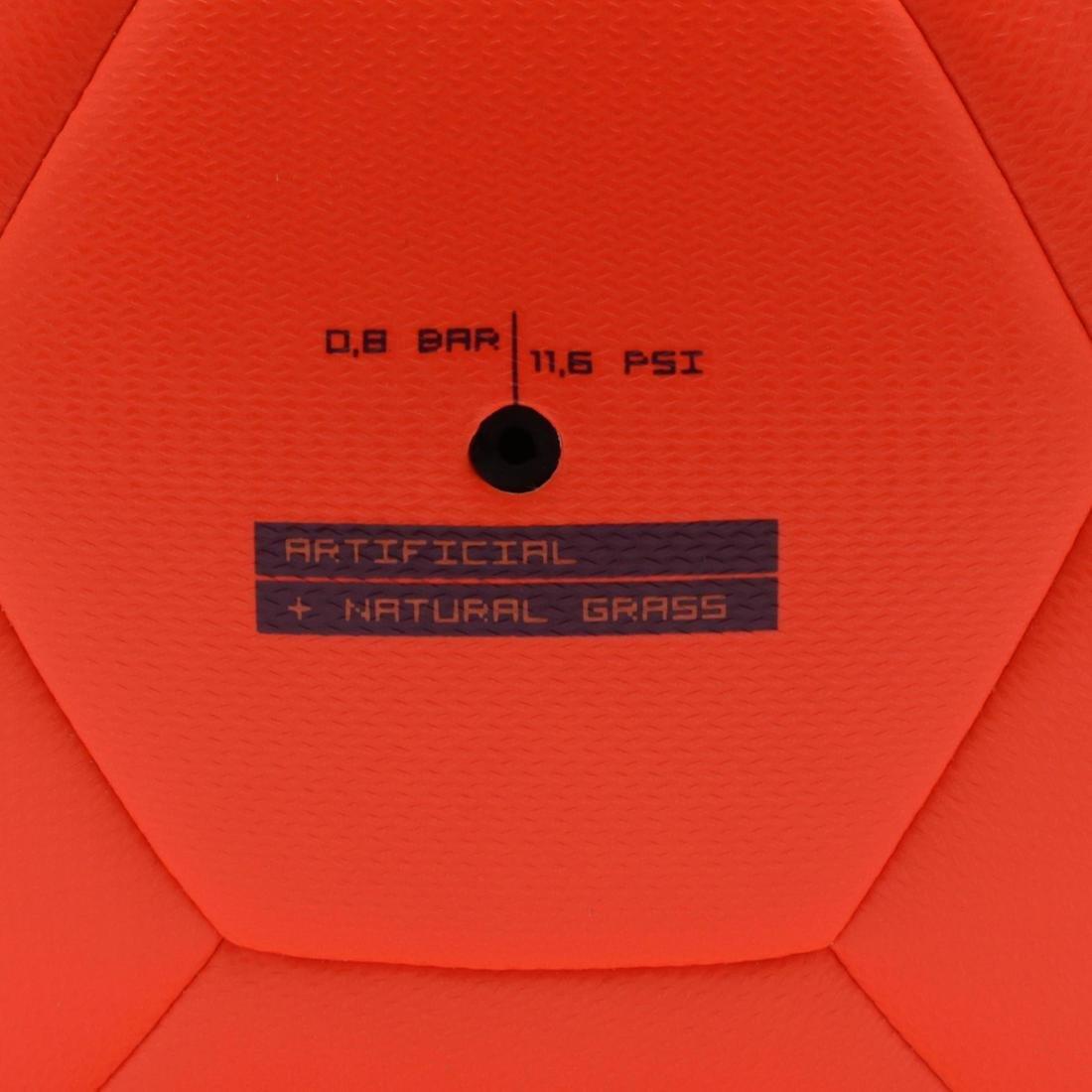 F100 Hybrid Football Ball, Fluo Blood Orange, No Color, large image number 11