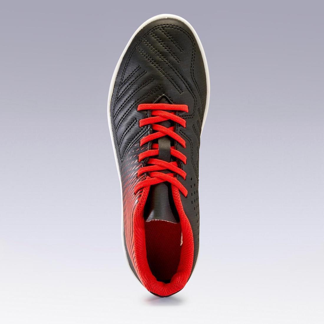Hard Ground Football Boots Agility 100FG, Black/Red, No Color, large image number 7