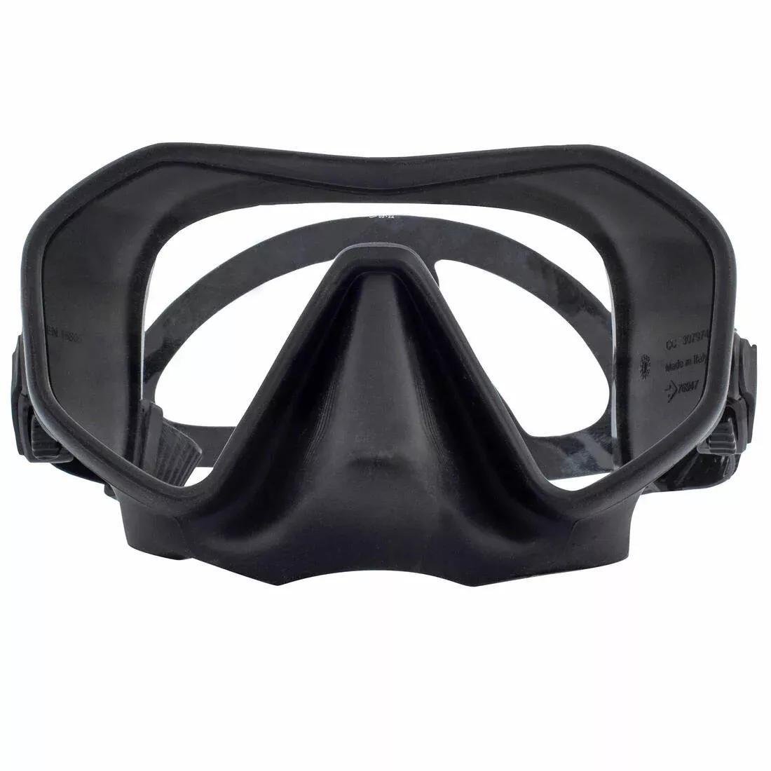 BLACK Scuba mask - 500 Mono, No Color, large image number 1