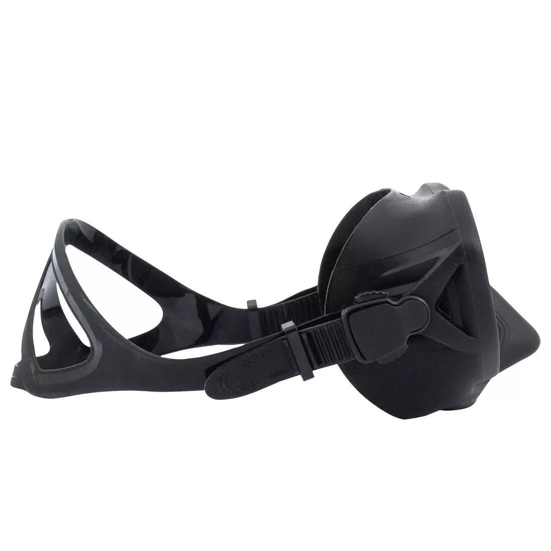 Scuba mask - 500 Mono, Black, No Color, large image number 2