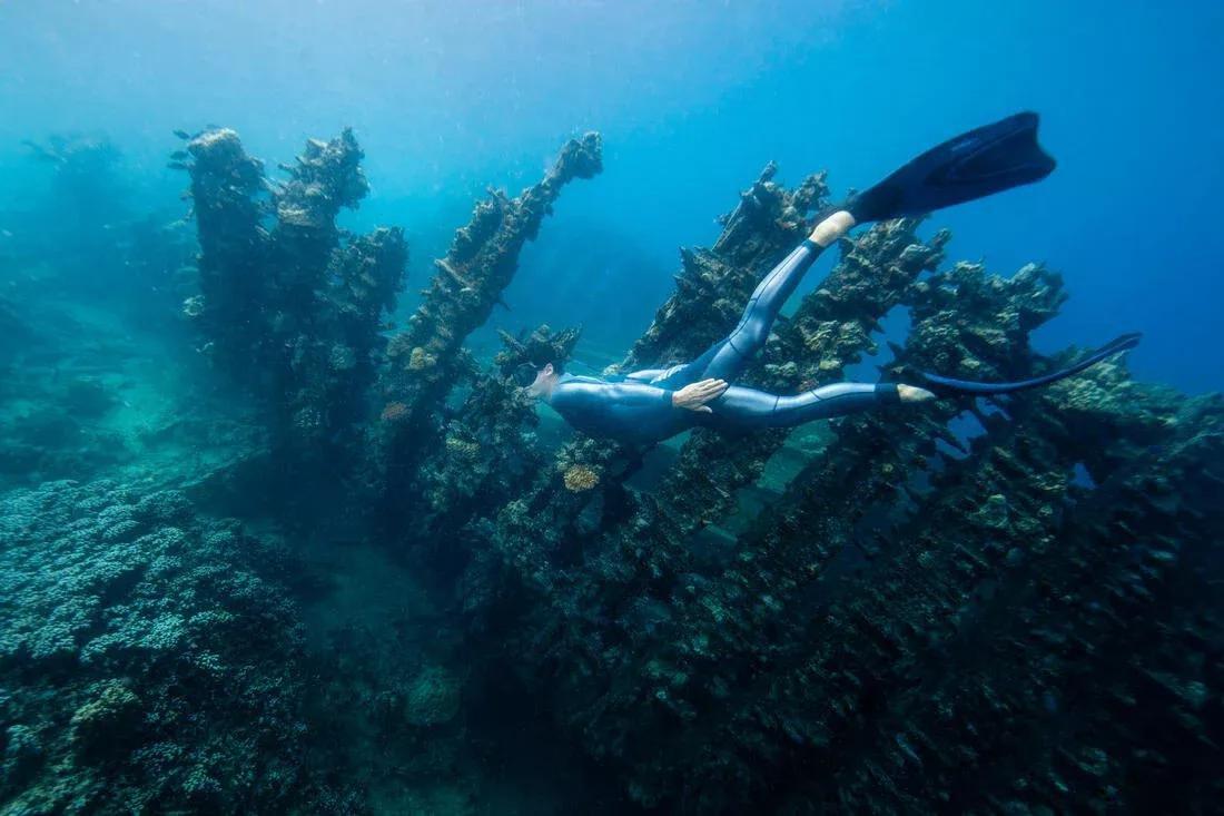 Scuba mask - 500 Mono, Black, No Color, large image number 9