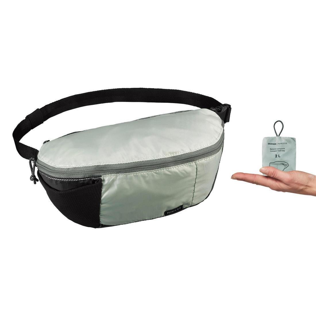 Travel Trekking 100 Compact Bum Bag, Purple, No Color, large image number 3