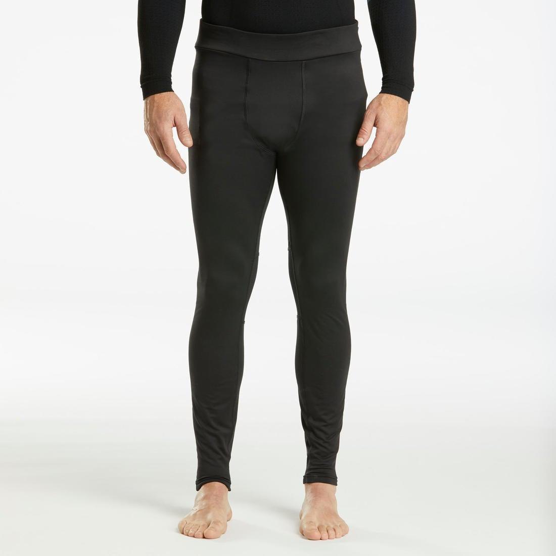 Men Ski Base Layer Bottoms, Black, , large image number 1