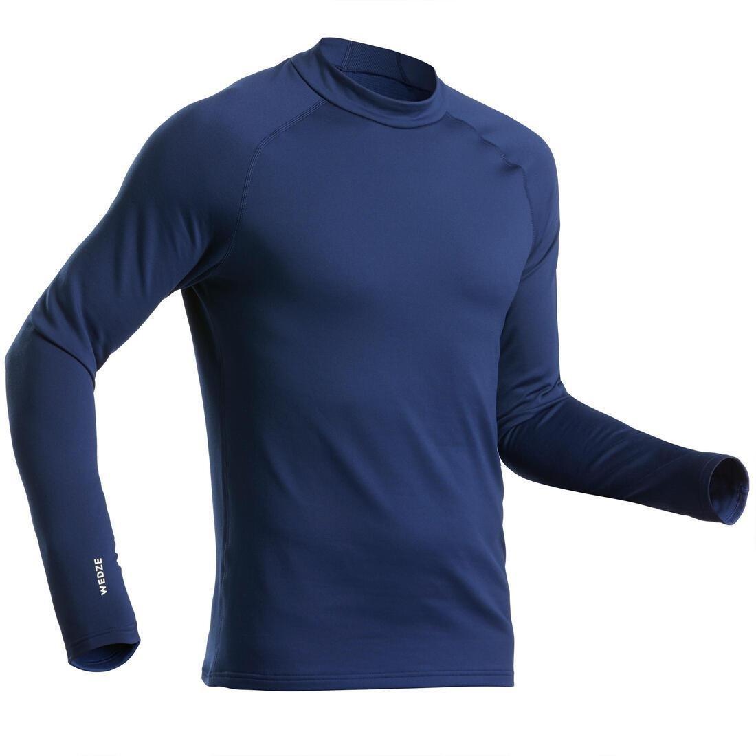 Mens Ski Base Layer Top, Black, , large image number 5