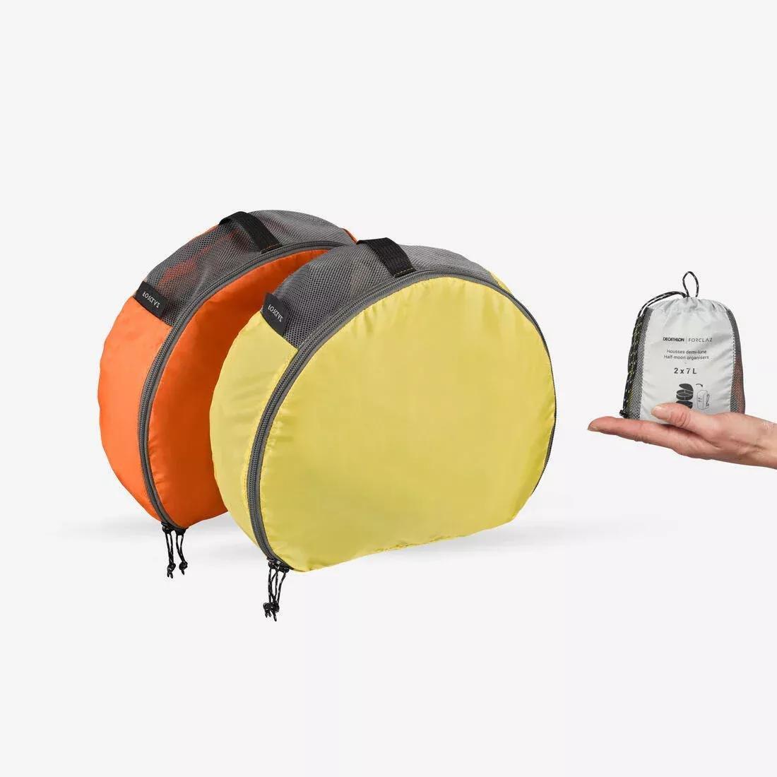 Trekking Half-Moon Storage Bag 2-Pack, Burnt Orange, No Color, medium