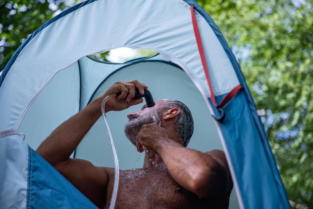 Camping Shower Cubicle, Blue, No Color, large image number 6
