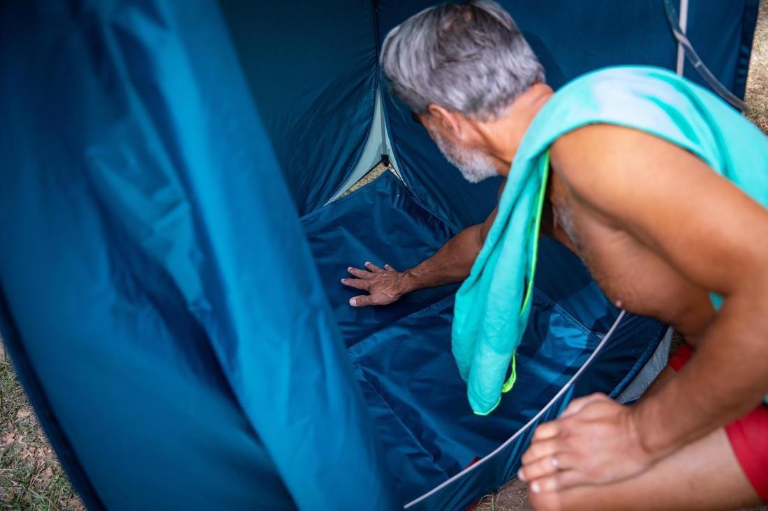 Camping Shower Cubicle, Blue, No Color, large image number 10