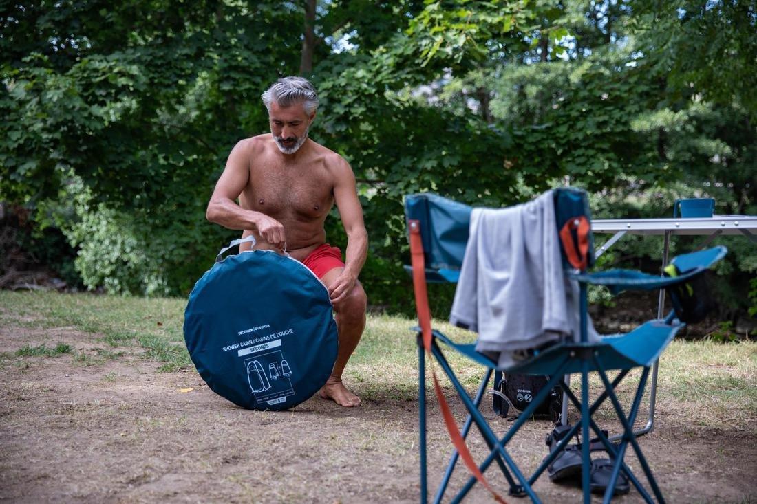 Camping Shower Cubicle, Blue, No Color, large image number 13