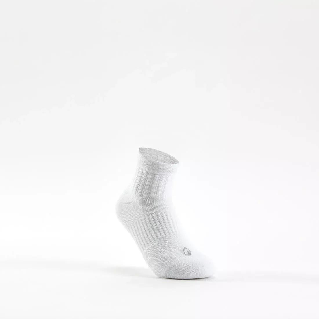 Kids Girls Mid-High Sports Socks - Tri-Pack RS 500, Pink, No Color, medium