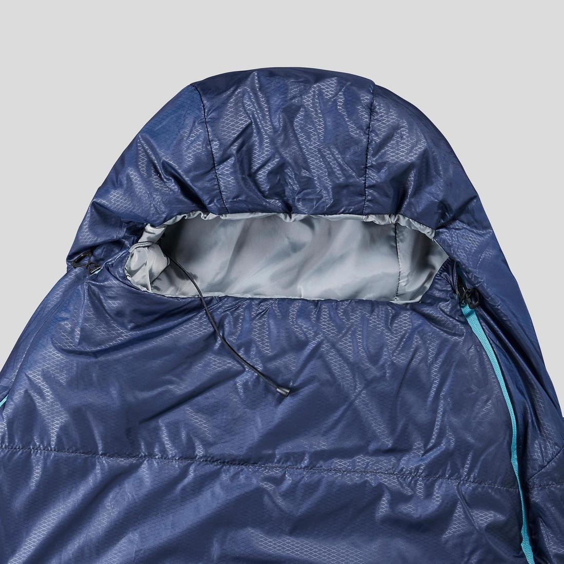 Trekking Sleeping Bag Mt500, Navy, , large image number 5
