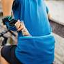 BTWIN - 100 Kids' Short Sleeve Cycling Jersey - Blue, Prussian blue