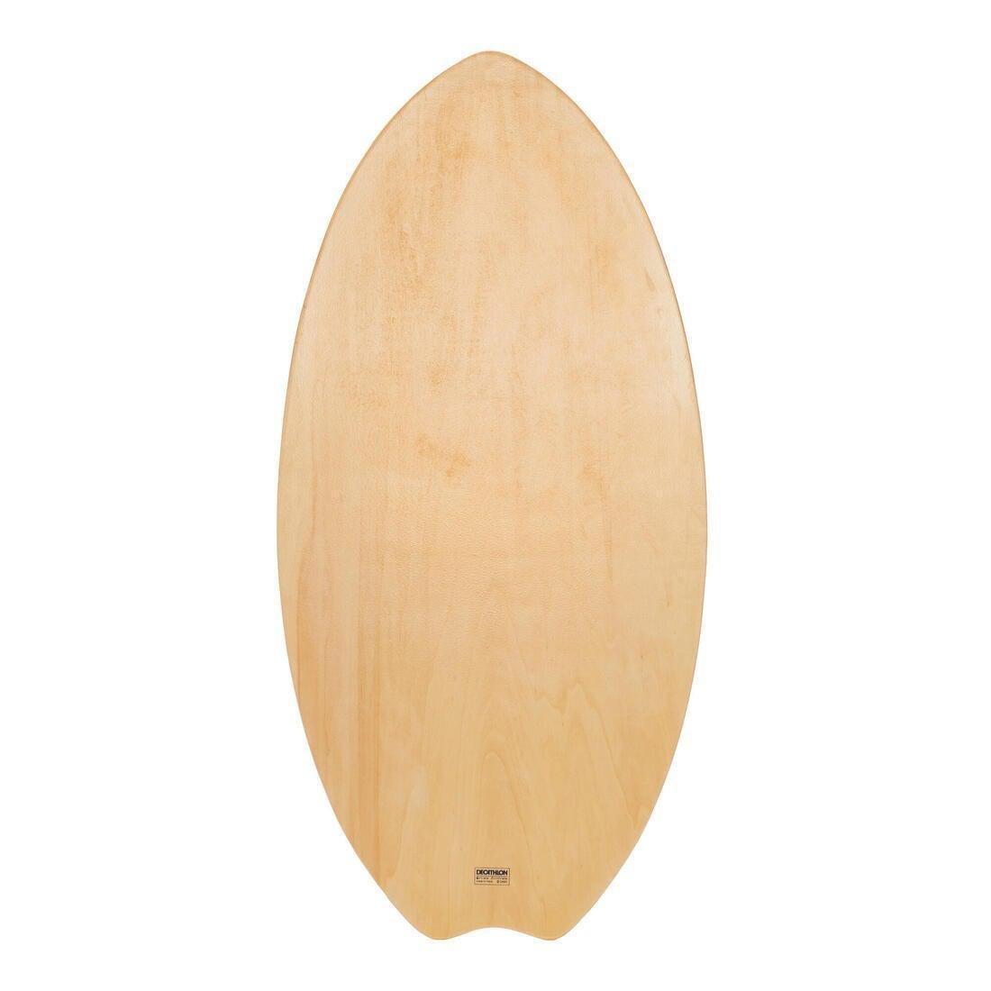 Adults Wooden Skimboard100, Brown, No Color, large image number 2