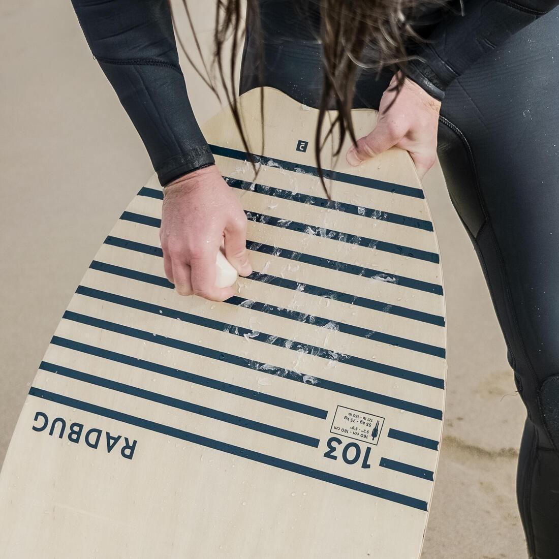 Adults Wooden Skimboard100, Brown, No Color, large image number 5