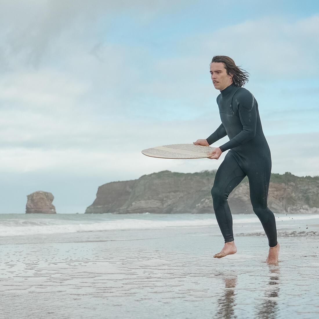 Adults Wooden Skimboard100, Brown, No Color, large image number 7