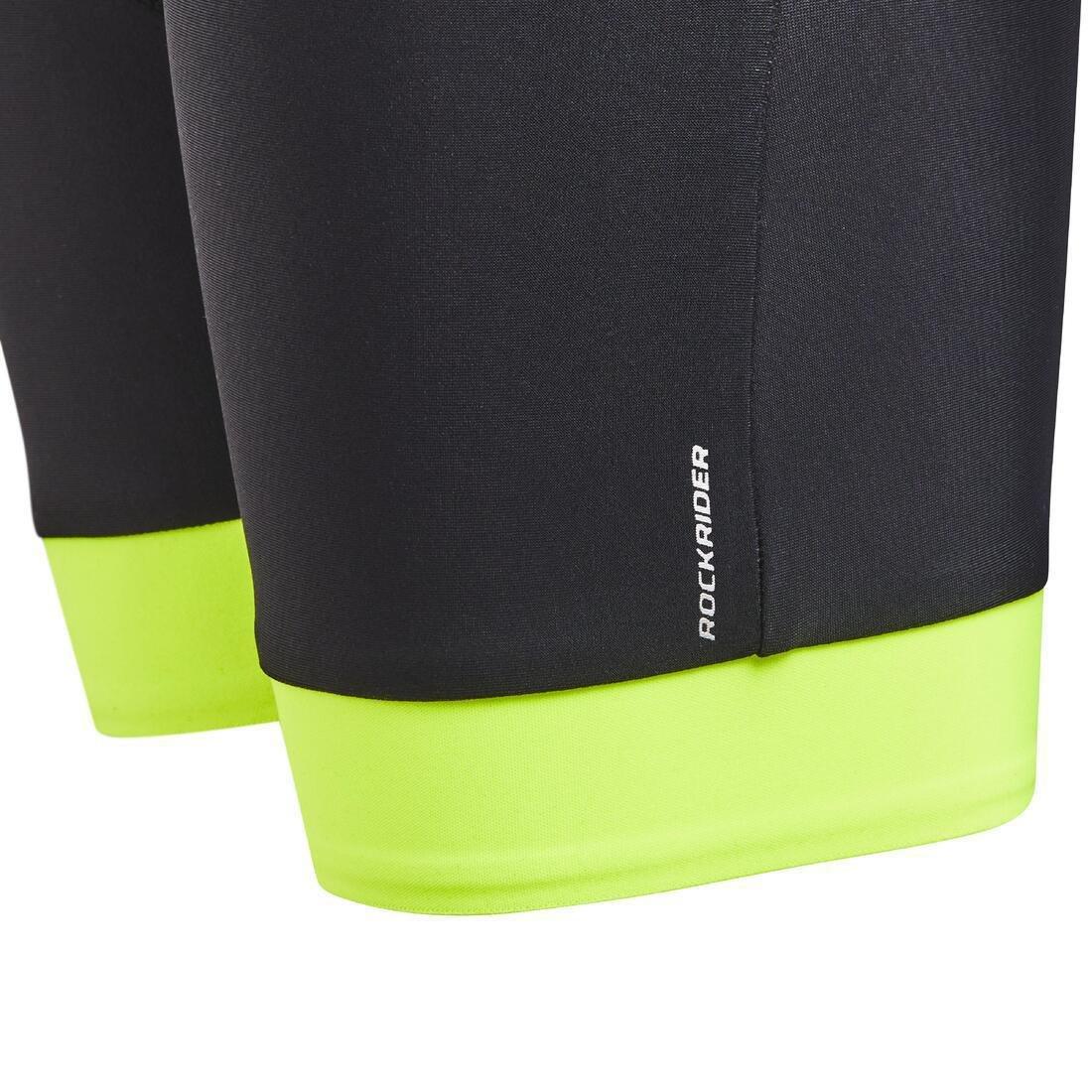 Kids Unisex Cycling Shorts - 500, Yellow, , large image number 2