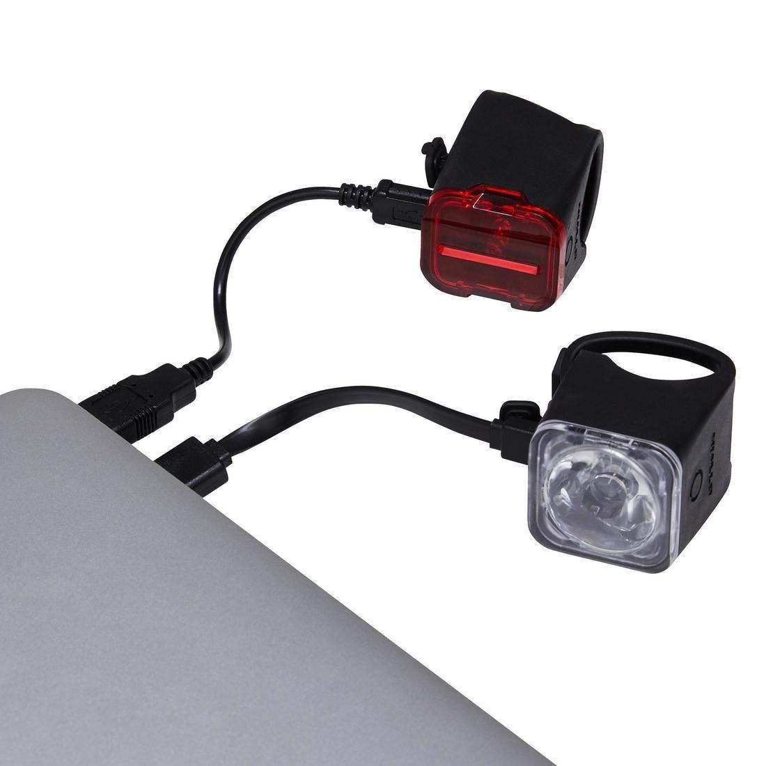 Usb Front/Rear Bike Light St 540, No Color, medium