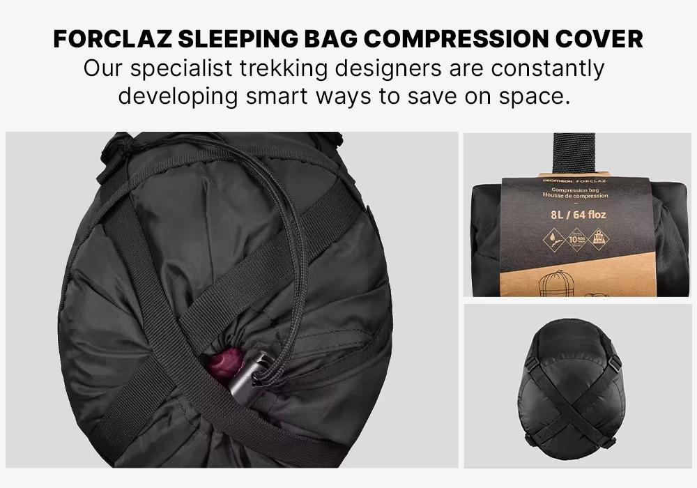 Compression Bag For Sleeping Bag - Trek, Black, No Color, large image number 6