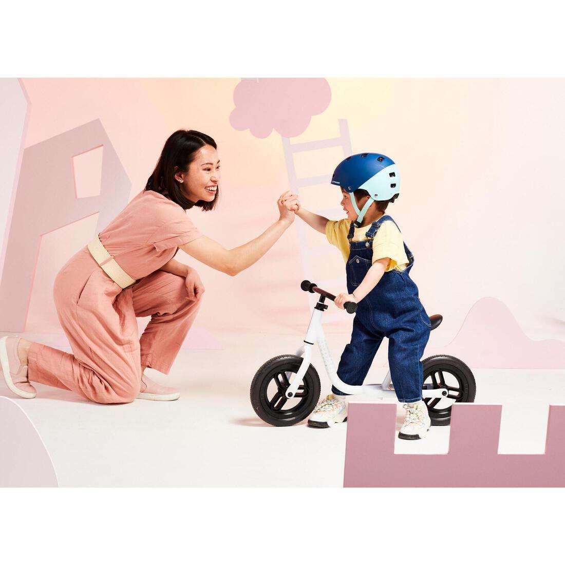 Kids Balance BikeRunride100 , Snow White, No Color, large image number 10