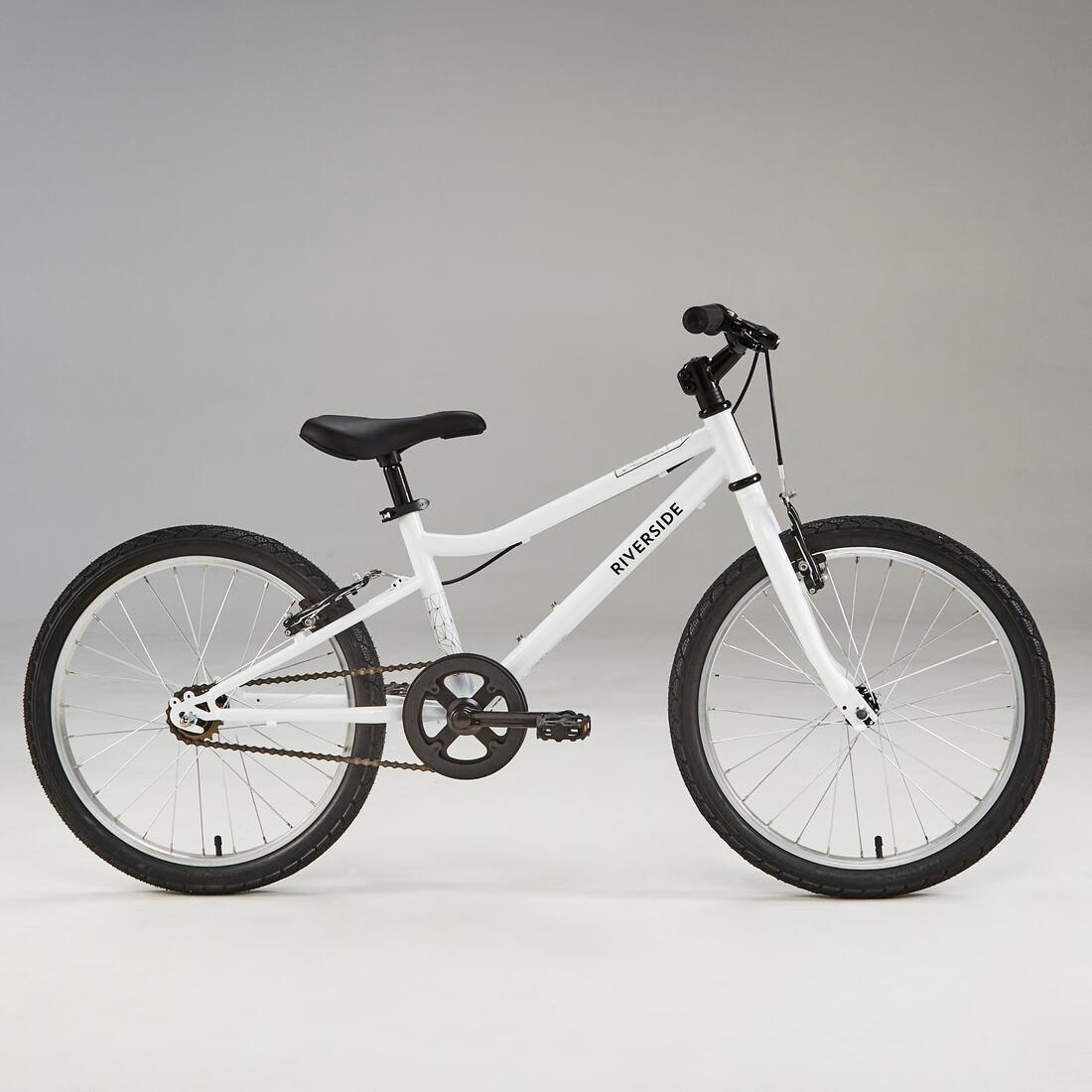 BLUE Kids' 6-9 Years 20 Hybrid Bike Riverside 100, No Color, large image number 1