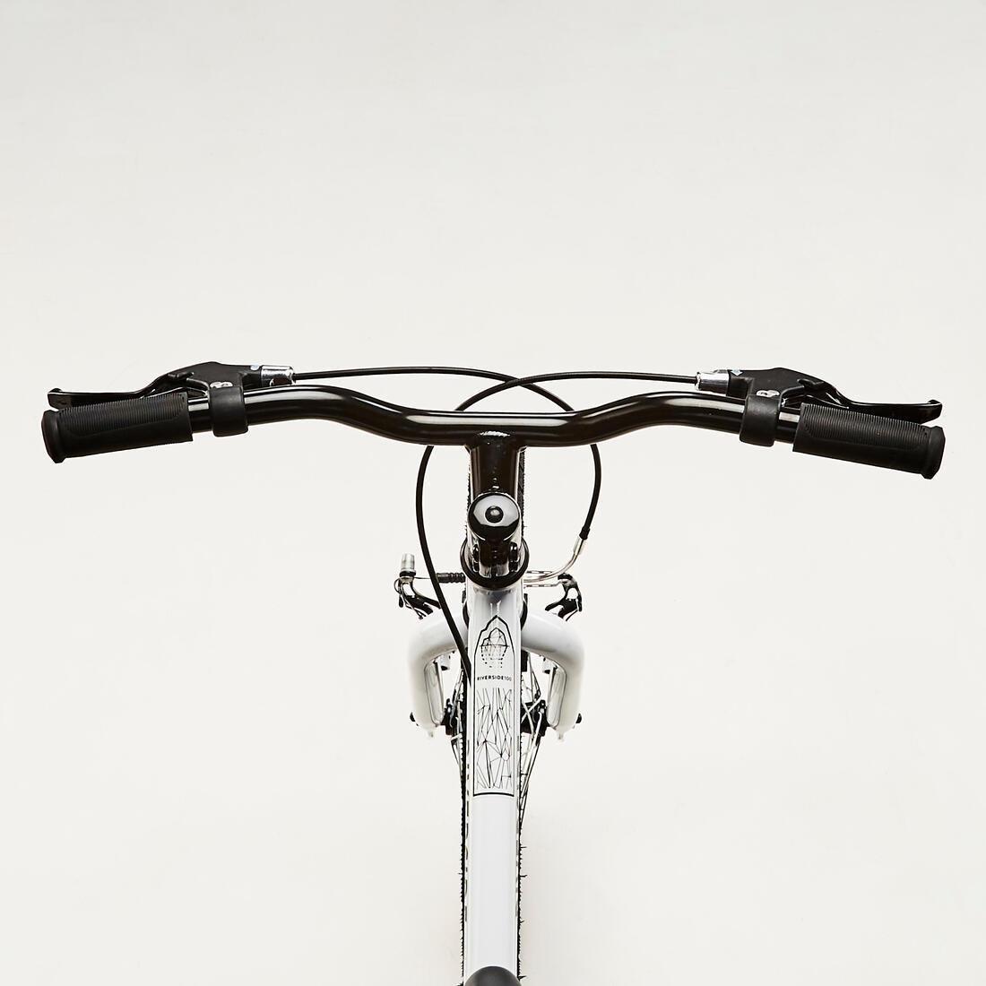 BLUE Kids' 6-9 Years 20 Hybrid Bike Riverside 100, No Color, large image number 7