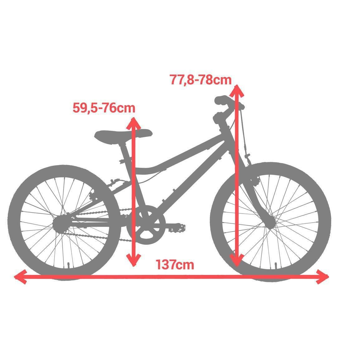 BLUE Kids' 6-9 Years 20 Hybrid Bike Riverside 100, No Color, large image number 10