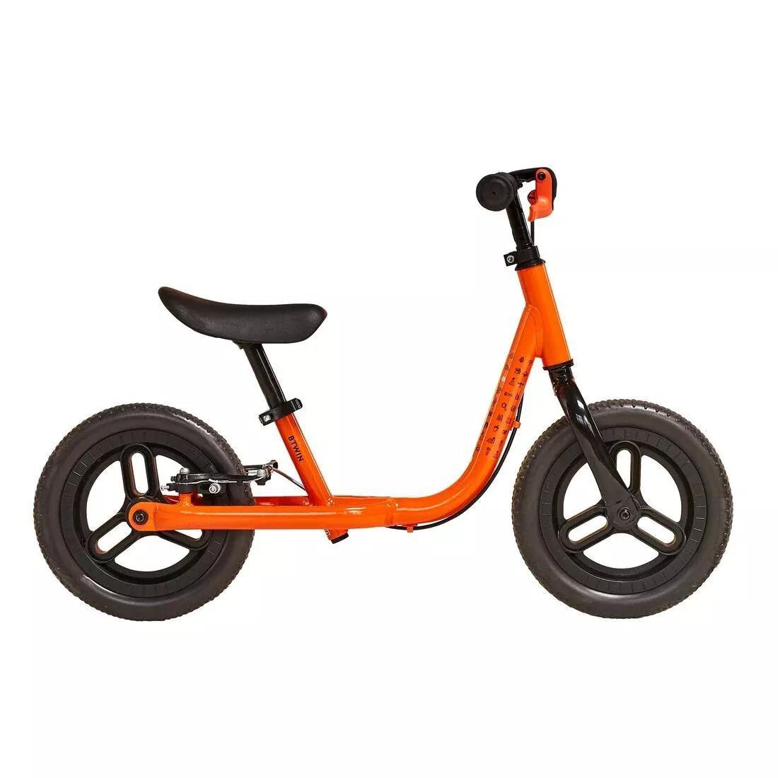 Kids Unisex Balance Bike Run Ride - 500, Orange, No Color, medium