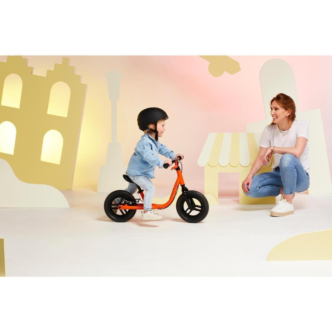 Kids Unisex Balance Bike Run Ride - 500, Orange, No Color, medium