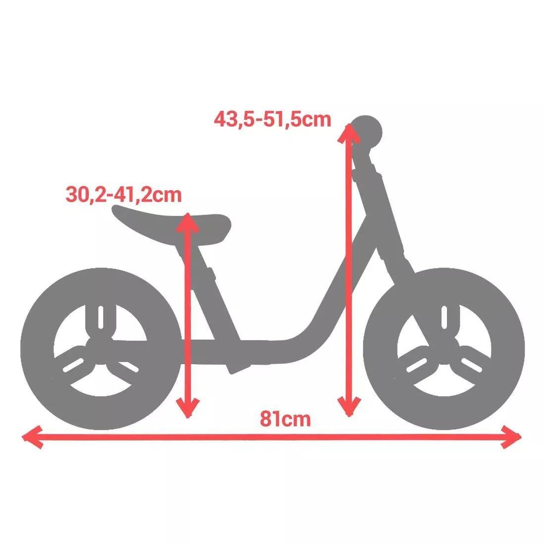 Kids Unisex Balance Bike Runride - 500, Pink, No Color, large image number 4