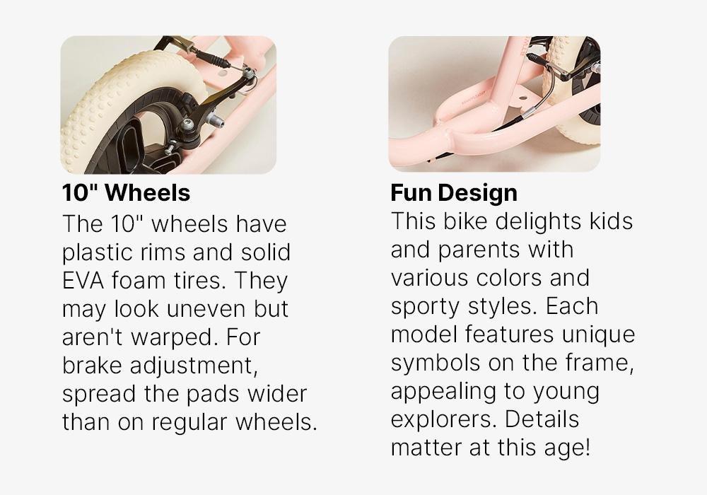 Kids Unisex Balance Bike Runride - 500, Pink, No Color, medium