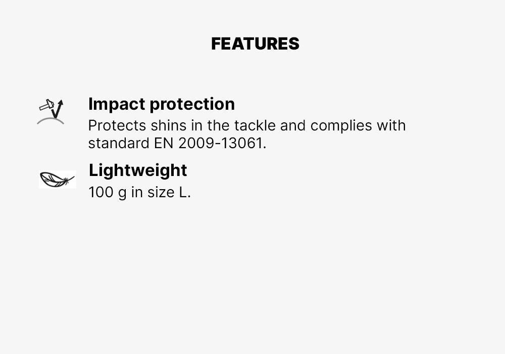 Kids Football Shin Pads F500 Viralto, Bright Indigo, No Color, medium