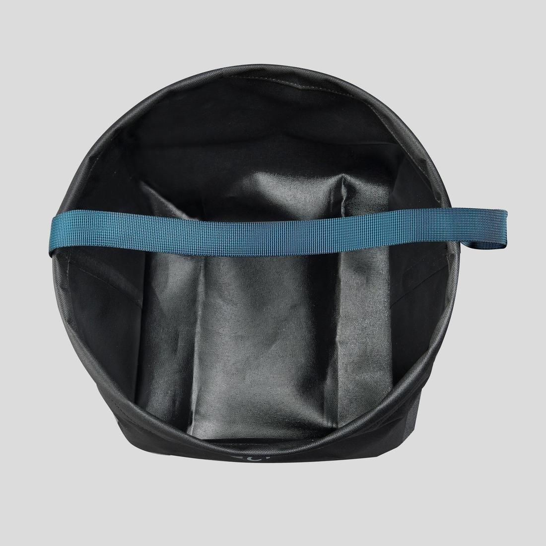 QUECHUA - Folding Camping Bowl, Black