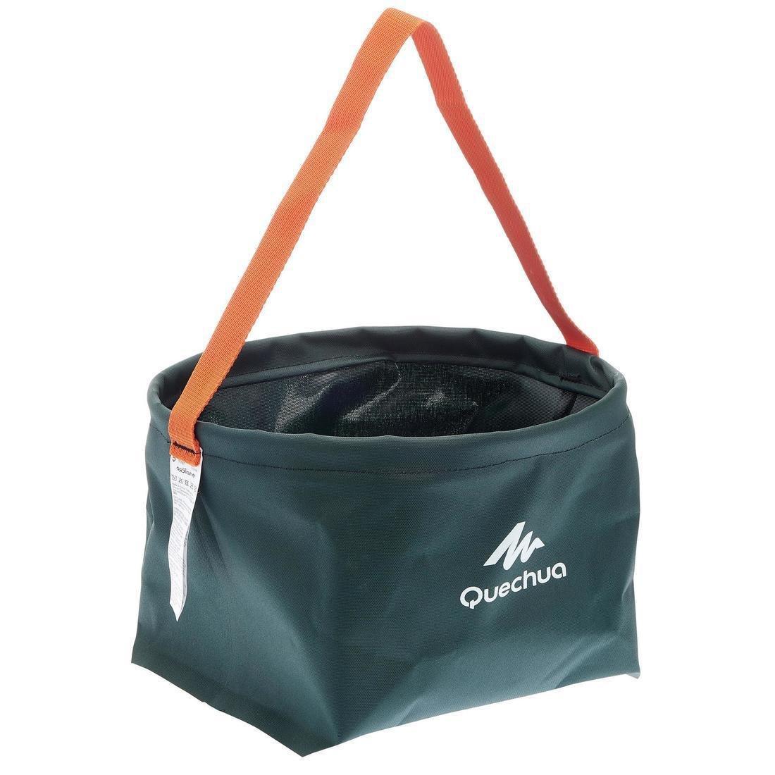 QUECHUA - Folding Camping Bowl, Black