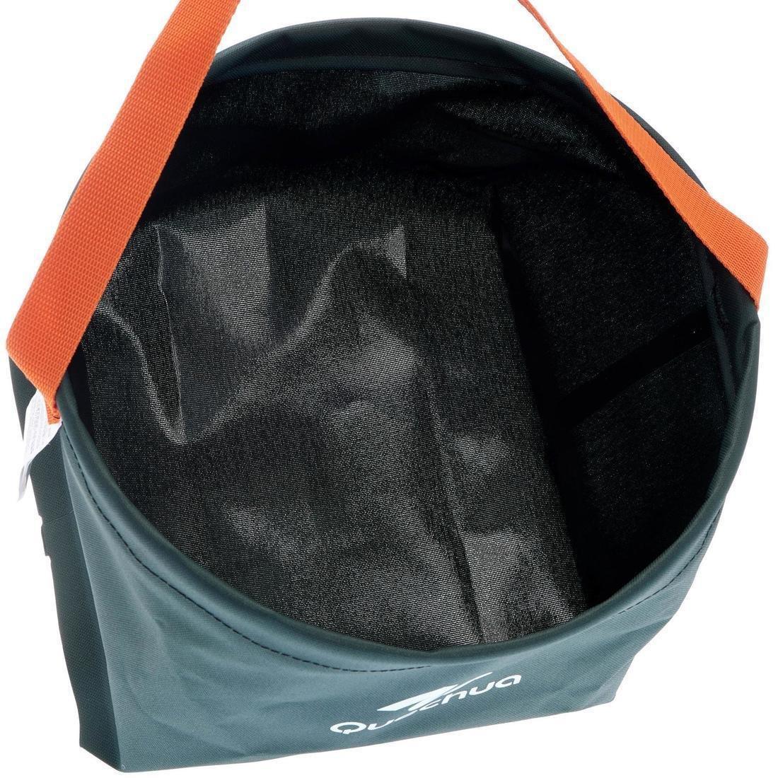 QUECHUA - Folding Camping Bowl, Black