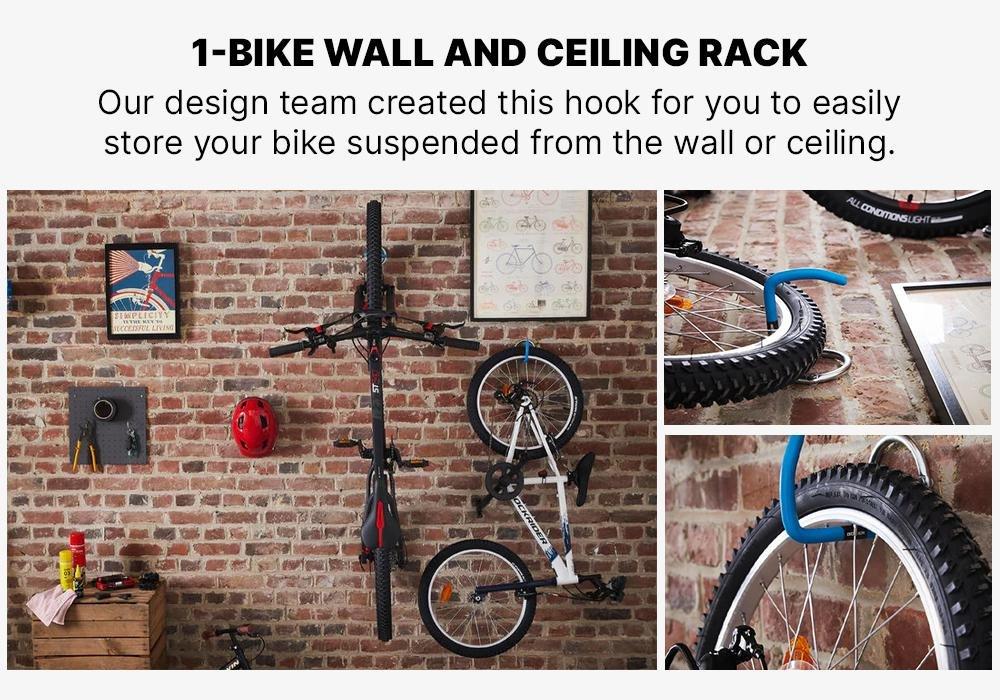 1-Bike Wall and Ceiling Rack, No Color, medium