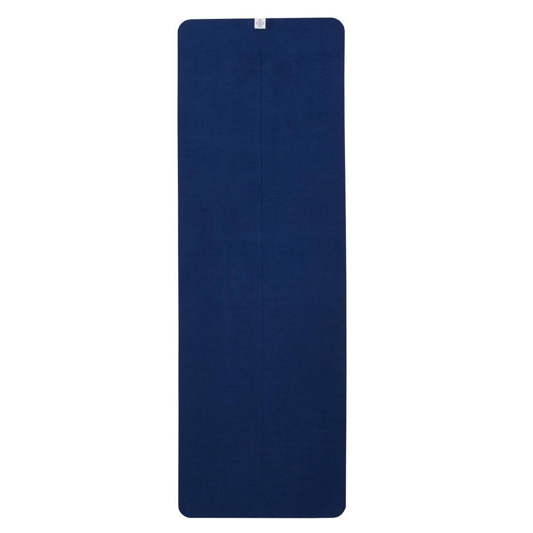 Non-Slip Yoga Towel, Dark Blue, , medium