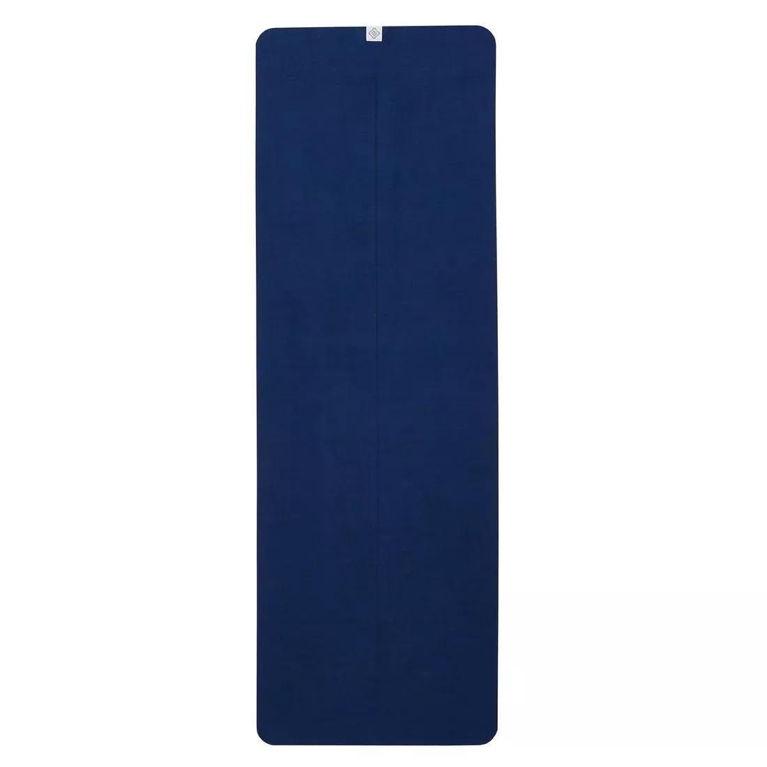 Non-Slip Yoga Towel, Dark Blue, No Color, large image number 1