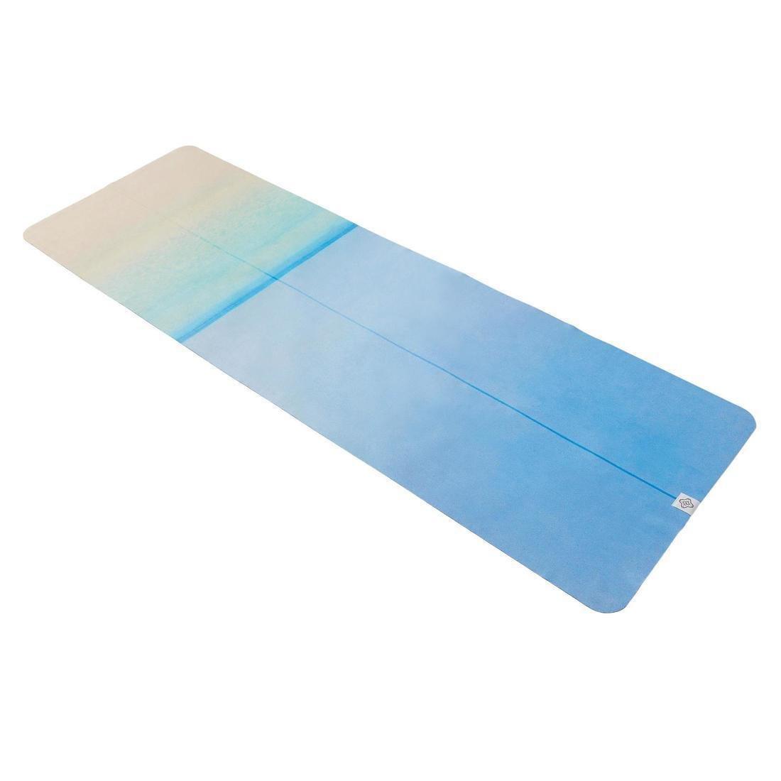 Non-Slip Yoga Towel, Dark Blue, No Color, large image number 9