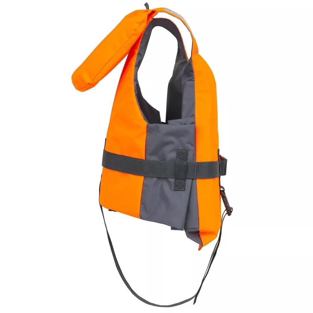 Adults Foam Life Jacket - LJ100N Easy, Orange, No Color, large image number 1