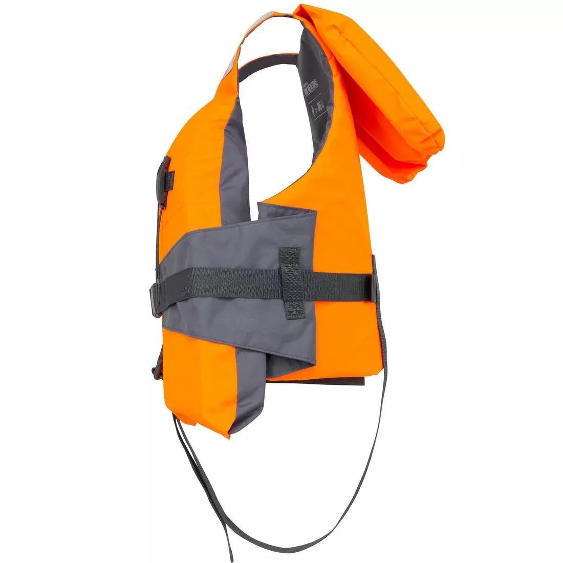 Adults Foam Life Jacket - LJ100N Easy, Orange, No Color, large image number 3
