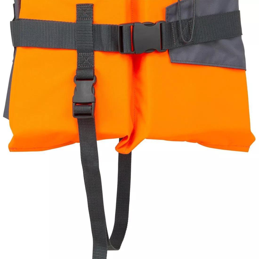 Adults Foam Life Jacket - LJ100N Easy, Orange, No Color, large image number 8