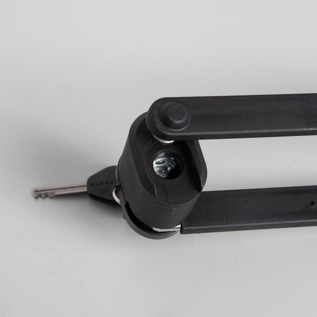 Fold-Away Bike Lock - 500, Black, No Color, large image number 1