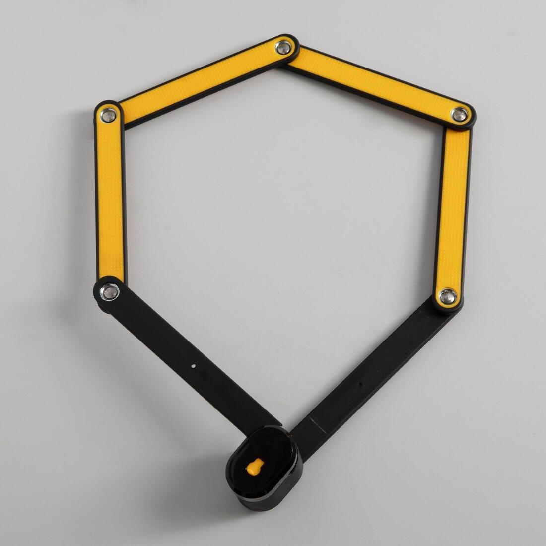 Fold-Away Bike Lock - 500, Black, No Color, large image number 2