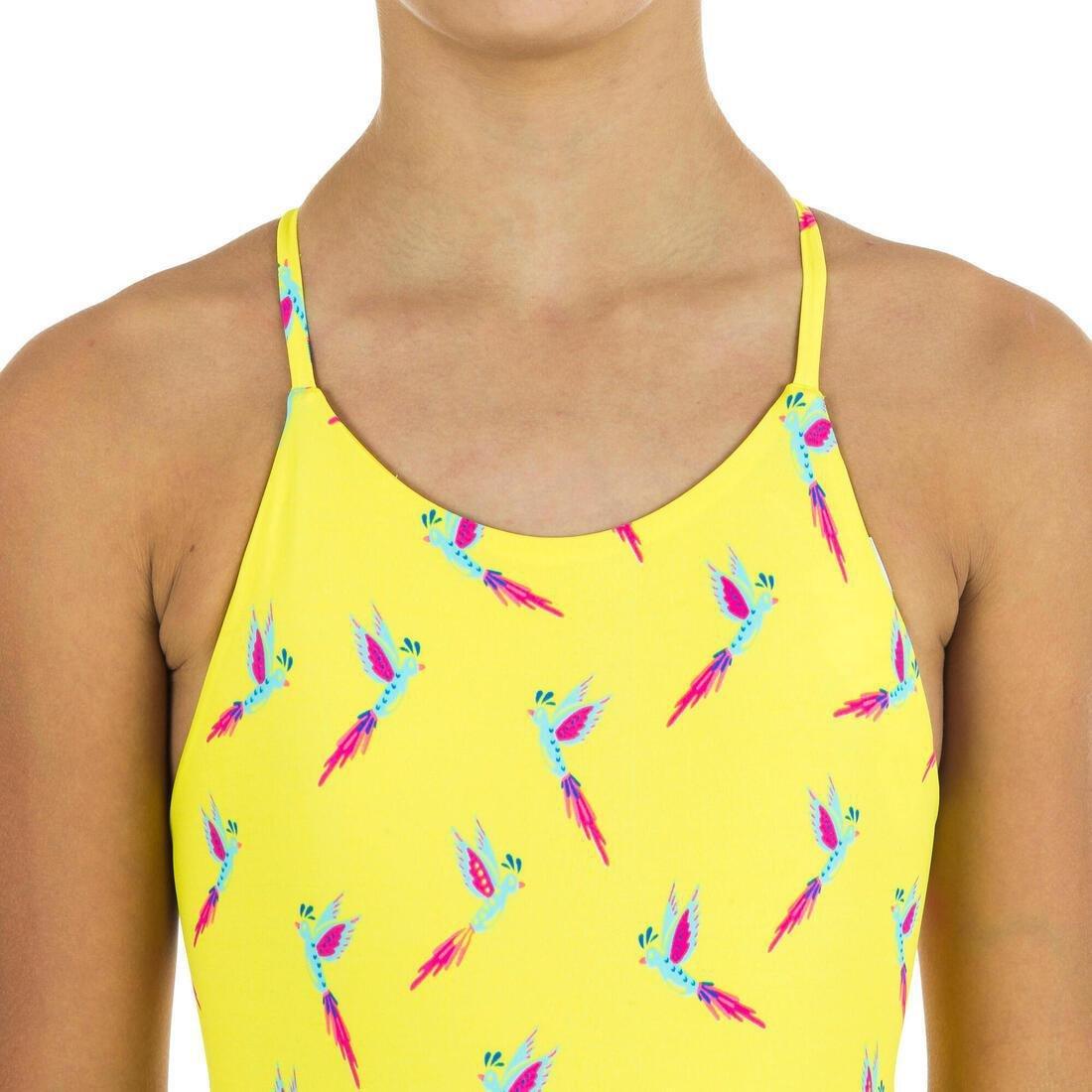 Kids Girls Swimsuit - Lila 100, Butterscotch Yellow, , large image number 9