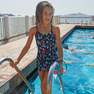NABAIJI - 1-Piece Swimming Skirt Swimsuit Lila All Omi, Navy Blue