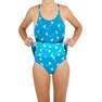 NABAIJI - 1-Piece Swimming Skirt Swimsuit Lila All Omi, Teal Blue