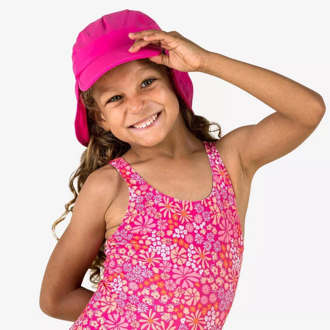 Baby Swimming UV Protection Cap, Magenta, , large image number 14